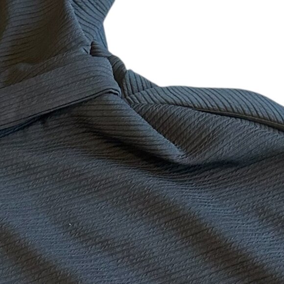 Hutch Anthropologie Ronnie Black Wrap Dress Short Sleeve A-Line Size XL Women's - Picture 9 of 11